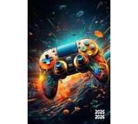 Agenda Scolaire 2025-2026 gamer: Gérez votre temps avec efficacité et atteignez vos objectifs académiques en toute simplicité grâce à notre Planificateur Quotidien 1 Jour Par Page au format A5