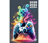 Agenda Scolaire 2025 2026 gamer: Soyez le maître incontesté de votre temps, atteignez vos objectifs académiques avec aisance grâce à notre Planificateurau format A5