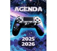Agenda Scolaire 2025 2026: Gaming de l'Espace | Bi-journalier (deux jours par page) | 12x17 cm | Format A5 | Sept 2025 - juil 2026 | Ado garçon | Etudiant | Collège et lycée | Gamer, geek, jeux video