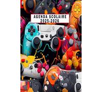 Agenda Scolaire 2025-2026: journalier Un jour par page - De septembre à juillet, Idéal pour les élèves du primaire, collège et lycée / thème: Gamer & Manette de Jeux Vidéo