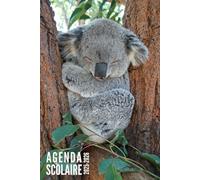 Agenda Scolaire 2025 2026: Koala - Journalier Pour Filles et Garçons en Primaire, collège et lycée | De Septembre 2025 à Juillet 2026
