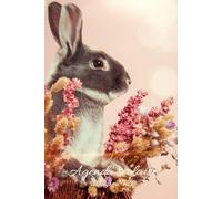 AGENDA SCOLAIRE 2025-2026 LAPIN: Organisateur journalier pour filles et garçons| Deux jours par page| Etudiant, Collège et Lycée | format a5