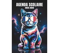 AGENDA SCOLAIRE 2025 2026: Organisez vos journées avec style | Du 01 septembre 2025 au 31 juillet 2026 | Parfait pour le primaire, le collège et le lycée | Thème chat