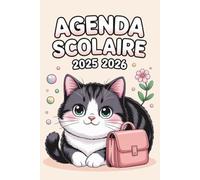 Agenda Scolaire 2025-2026: Outil d'organisation pour les élèves du primaire, collège et lycée | Planification hebdomadaire de septembre à juillet