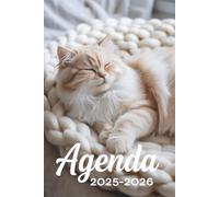 Agenda scolaire 2025 2026: Planificateur Journalier 1 Jour 1 Page - Pour Étudiants Collège, Lycée | Pour les Amoureux des Chats | Format A5