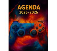 Agenda Scolaire 2025-2026: Pour Filles et Garçons | Format A5 Pratique | Primaire, Collège, Lycée | Planifiez Facilement Toute l’Année