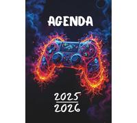 Agenda Scolaire 2025-2026 - Pour Filles et Garçons | Format A5 Pratique | Primaire, Collège, Lycée | Planifiez Facilement Toute l’Année