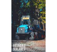 Agenda Scolaire 2025 2026: Tracteurs - Journalier 1 Jour par Page Pour Filles et Garçons en Primaire, Collège, CP, CE1, CE2, CM1, CM2 | De Septembre 2025 à Juillet 2026