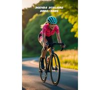AGENDA SCOLAIRE 2025 2026 - VELO DE ROUTE: Calendrier journalier 2025 2026 | 1 jour par page | planificateur pour élève, élémentaire, collégien, lycée et étudiant | Couverture Sport