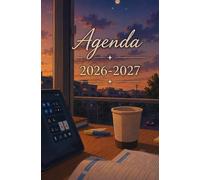 Agenda Scolaire 2026-2027: Ambiance Study & Relax | Bi-Journalier | 13x20 cm | Format optimisé | 140 pages | mi-août 2026 - juillet 2027 | Français | Adapté à tous les niveaux | Pas cher