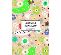 Agenda scolaire 2026 2027: Planificateur semainier - couvre toute l'année scolaire | 1 semaine sur 2 pages | Format A5 | pour Etudiants Collège Et Lycée