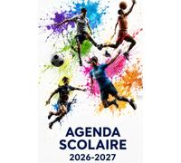 Agenda scolaire 2026-2027: Une page par jour pour organiser ses cours, devoirs et rendez-vous, avec mood tracker, emplois du temps et vacances scolaires