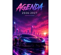 Agenda Scolaire 2026-2027: Voiture de course | Bi-Journalier | 13x20 cm | Format optimisé | 140 pages | mi-août 2026 - juillet 2027 | Français | Adapté à tous les niveaux | Pas cher