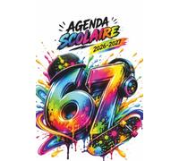 Agenda Scolaire 67 2026-2027: 2 jours par page | Planning, objectifs, liste des enseignants, mots de passe, notes et organisation scolaire