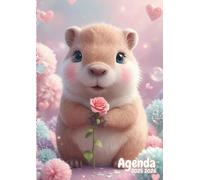 Agenda Scolaire Capybara: A COLORIER | Journalier, une Page par Jour | 12 x 17 cm, Format Standard | Ecole Primaire, CP, CE1, CE2, CM1, CM2, Collège ... fille, Ado | Animal mignon, Animaux, Rongeur