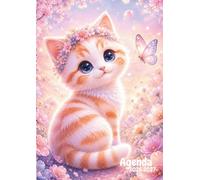 Agenda Scolaire: Chat Mignon, Chaton, Animaux Mignons | Journalier, une Page par Jour | Format Standard, 12 x 17 cm | De Septembre à Juillet | Pour ... | 280 pages | Pour Fille, Enfant, Ado