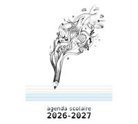 Agenda Scolaire DYS 2026-2027: Format A5 | Dyspraxie, Dysgraphie, Dyslexie | Méthode 4 Lignes Colorées (Terre Herbe Ciel Feu) | 1 Jour par Page Sans Surcharge Visuelle | Enfant Primaire Collège