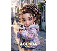 Agenda Scolaire Fille Chat: Petit Format A5 Pratique avec Beaucoup d'espace pour noter de Septembre à Juillet Etudiant Primaire, Collège, Lycée, CP, CE1, CM1 et CM2