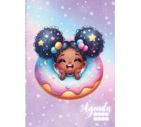 Agenda Scolaire: Fille, Kawaii, arc en ciel | Journalier, un Jour par Page | 12x17 cm Format Standard | Ecole Primaire CP CE1 CE2 CM1 CM2, collège, ... kawaii, chibi black girly, mignon, cute