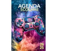 Agenda Scolaire Gamer: 2025 2026 Manette De Jeu | Planificateur Hebdomadaire Une semaine sur 2 pages | Étudiants - Collège - Lycée - Primaire