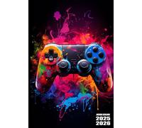 Agenda Scolaire Gamer: 2025 2026 Manette De Jeu Pour Garcon De Septembre À Juillet Pour Etudiant De Primaire, Collège, Lycée, Format A5