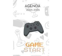 Agenda scolaire journalier 2025-2026-Jeux Vidéo-Manette-Console de jeu (12.85x19.84 cm) (12.85x19.84 cm) 1 page par jour