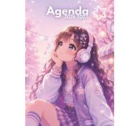 Agenda Scolaire: K-Pop, Manga Fille | Format Standard 12x17 cm | Journalier | Un jour par page, Idéal pour Ecole Primaire, Collège, Etudiants, Lycée | Enfant, Fille, Adolescente