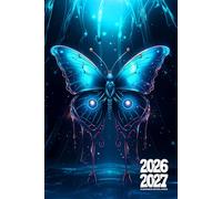 Agenda Scolaire Papillon 2026 2027: Gérez votre temps avec efficacité et atteignez vos objectifs académiques en toute simplicité grâce à notre Planificateur Quotidien au format A5 │ Fille, Garçon