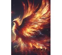Agenda Scolaire Phoenix: Un Jour par Page, Journalier | 12x17 cm, Format Standard | De Septembre à Juillet | Organisateur et Planificateur Journalier ... Fille, Adolescent | Phenix, Oiseau de Feu