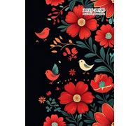 Agenda Scolaire Semainier A4: ( Fleurs ) Vertical 1 Semaine Sur 2 Pages De Août à Juillet - En Francais Grand Format 21x29.7 Sans Spirale - Couverture ... école Primaire, College et Lycee.