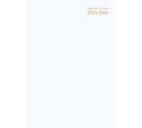 Agenda Scolaire Semainier A5 Horizontal: Blanc - Petit Format En Francais - Sans Spirale - Simple Couverture Souple - Pour Les étudiant, Infirmiere, ... Primaire, College, Lycee, et Université.