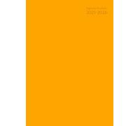 Agenda Scolaire Semainier A5 Horizontal: Orange - Petit Format En Francais - Sans Spirale - Simple Couverture Souple - Pour Les étudiant, Infirmiere, ... Primaire, College, Lycee, et Université.