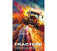Agenda Scolaire Tracteur 2025-2026: Planificateur Journalier 1 Page par Jour pour Élèves et Étudiants | Primaire, Collège, Lycée | Garçon ou Fille Fans de Tracteurs | 6 Mandalas et Citations