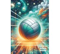 Agenda Scolaire Volley: Journalier, un Jour Par Page | 12x17 cm, Format Standard | De Septembre à Juillet | Ecole Primaire, Collège, Lycée, Etudiant | 280 Pages | Couverture Souple | Pour Enfant, Fille, Garçon, Adolescent | Volleyball, Sport