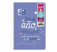 Agenda scolastica 2020/2021 Oxford con quattro copertine Giornaliera 12x18 cm Castellano