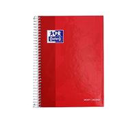 Agenda scolastica 2021/2022 Oxford School, vista settimanale, copertina extra rigida, 8°, 12 x 18 cm, colore: rosso
