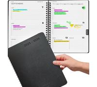 Agenda scolastica 2026 A5 - Pianificatore Settimanale Vista Settimana Studente Insegnante Università Notebook Giornaliero Luglio 2025 a Luglio 2026 Organizzazione Lavoro Studi Vita Quotidiana