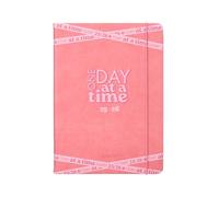 Agenda scolastica antartik 25-26 rilegata go! Simil pelle rosa settimana vista a5 bilingue carta fsc 80 gr.