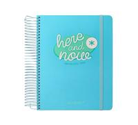 Agenda scolastica antartik 25-26 spirale here and now blu dia pagina a5 bilingue carta fsc 80gr 80gr.