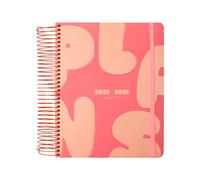 Agenda scolastica antartik 25-26 spirale piani arancione giorno pagina a5 bilingue carta fsc 80 gr.