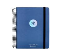 Agenda scolastica antartik anno 24-25 corso collezione minimale blu giorno pagina DIN A5