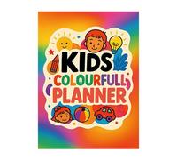Agenda Scolastica per Bambini - Diario Quotidiano per Piccoli - Organizzatore Interattivo con Colorazione per Programmi, Studio, Scuola, Lezioni, Famiglia, Viaggi, Campeggio e Casa