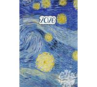 Agenda Semainier 2026 A5: Planificateur Hebdomadaire Horizontale | 12 Mois, de Janvier à Décembre | Planner Français avec Vue Semaine sur Deux Pages | La Nuit étoilée