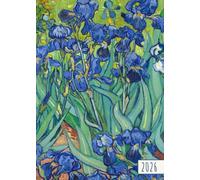 Agenda semainier 2026 A5 - Van Gogh: 1 semaine sur 2 pages, 12 mois de Janvier à Décembre, Format vertical 15 x 21 cm, Hebdomadaire en Français