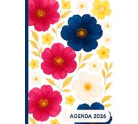 Agenda Semainier 2026 - Format A4, Vue Verticale (8h-20h), avec Couverture Florale Colorée et Élégante: Planner semainier 2026 en français - mise en ... & To-Do, design vibrant et professionnel