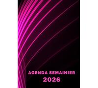 Agenda Semainier 2026: Grand planificateur professionnel pour l'organisation de vos journées | Intervalles de 30 minutes de 7h à 21h du lundi au dimanche | Format A4