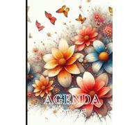 AGENDA SEMAINIER NON DATES 2025 MON CARNET PERSONNEL: Anniversaires, vues mensuelles et annuelles, trackers des habitudes et des émotions, vision ... do lisit avec citations, et pages de notes.