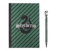 Agenda Serpeverde Harry Potter con penna confezione da 2 pezzi block notes penna a sfera in scatola