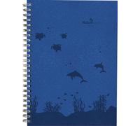 Agenda settimanale 128 pagine spiralata Nature Line Ocean 2025 - Agende ecologiche Nature Line