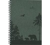 Agenda settimanale 128 pagine spiralata Nature Line Pine 2025 - Agende ecologiche Nature Line